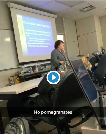 Professor gives an explosive rant against pomegranates, why it went viral!